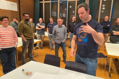 Engagierte Diskussionen in der Resonanzgruppe
